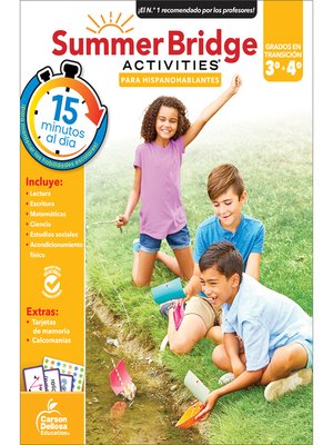 cover image of Summer Bridge Activities Spanish 3-4